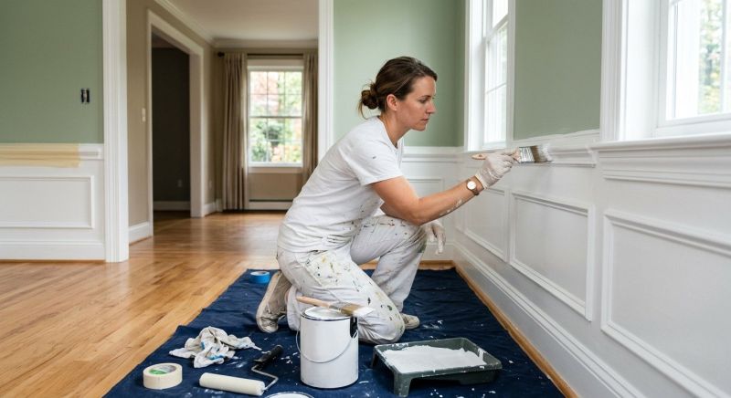 Closet Painting in Wilmington, NC