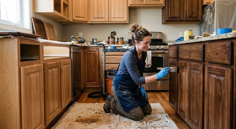 Cupboard Refinishing in Lafayette, IN