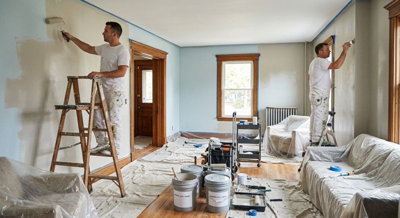 Interior Wall Painting in Wilmington, NC
